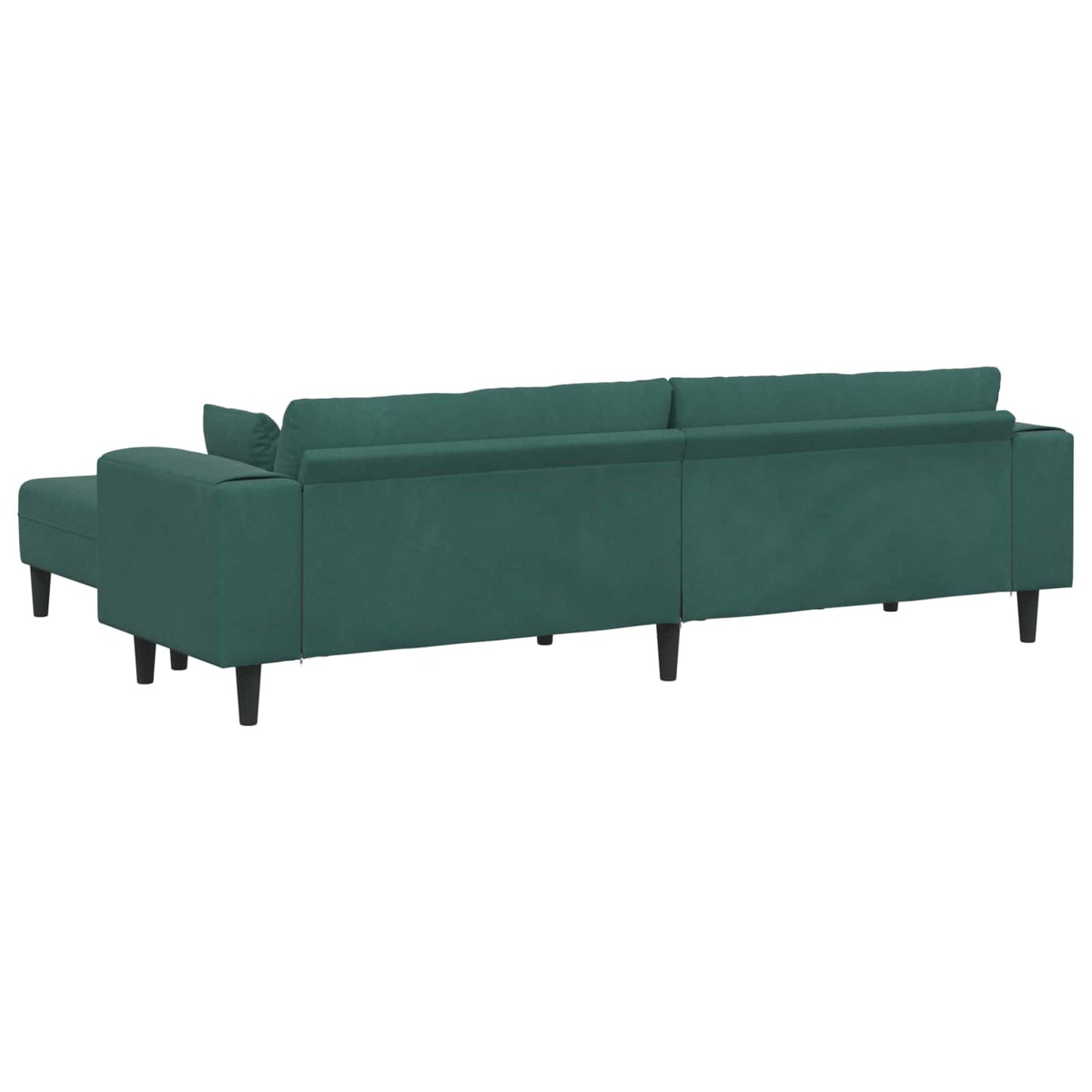 vidaXL Καναπές 3 pcs Σκούρο Πράσινο 250 x 188 x 76 εκ. Βελούδο