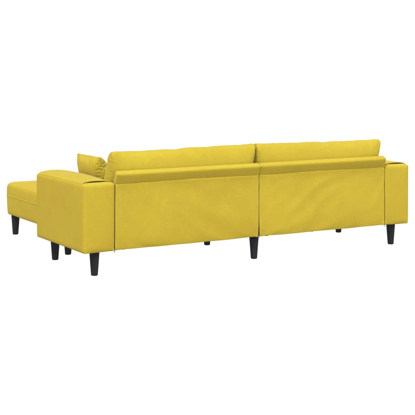 vidaXL Καναπές 3 pcs Κίτρινο 250 x 188 x 76 εκ. Βελούδο