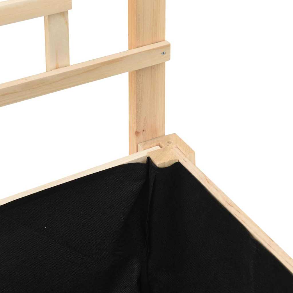 vidaXL Γλάστρα Κήπου Μπεζ 161 x 46 x 152,5 εκ. Στερεό Ξύλο Πεύκου