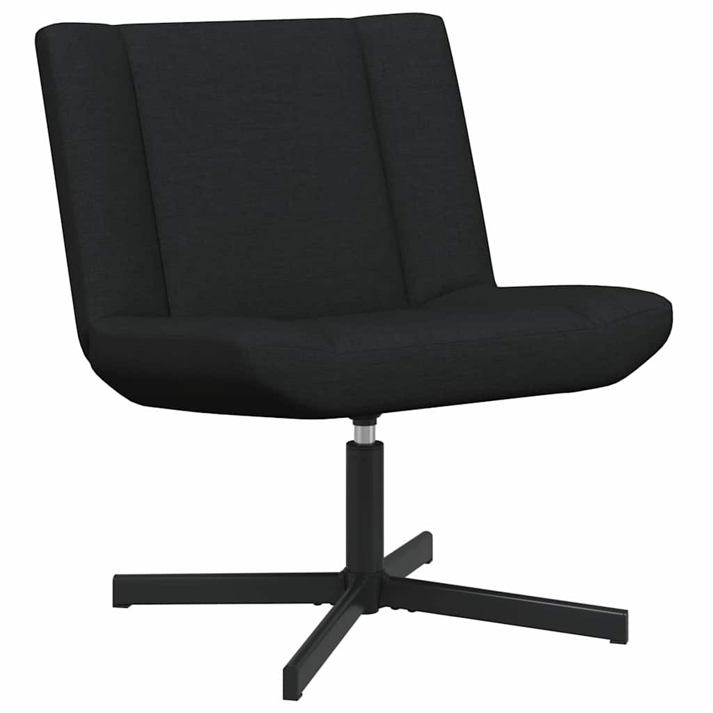 vidaXL Περιστρεφόμενη καρέκλα Μαύρο 63 x 75 x 76 εκ ύφασμα