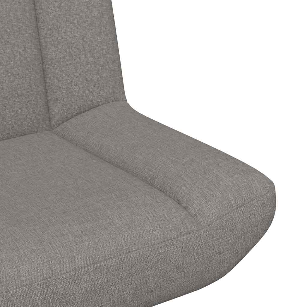 vidaXL Περιστρεφόμενη καρέκλα Taupe 63 x 75 x 76 εκ ύφασμα