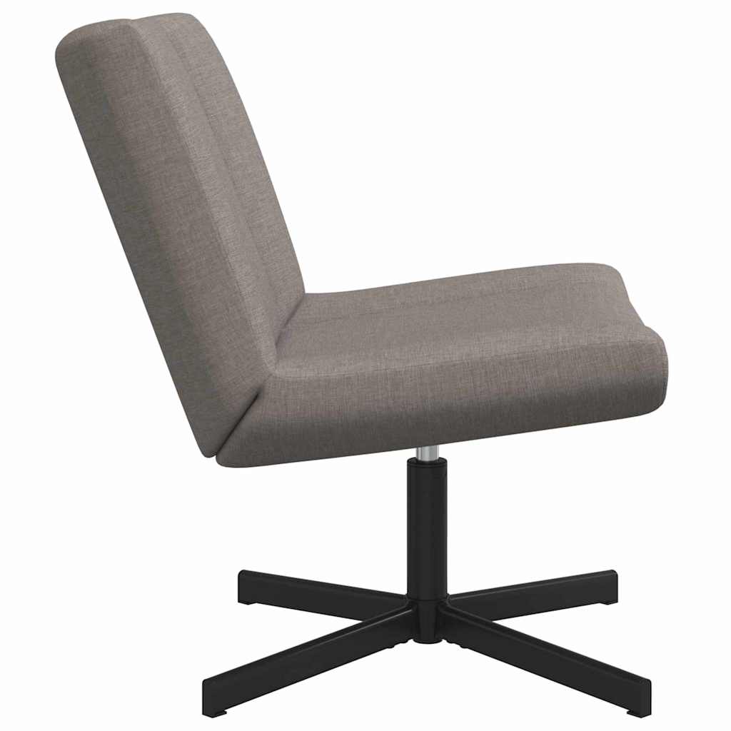vidaXL Περιστρεφόμενη καρέκλα Taupe 63 x 75 x 76 εκ ύφασμα