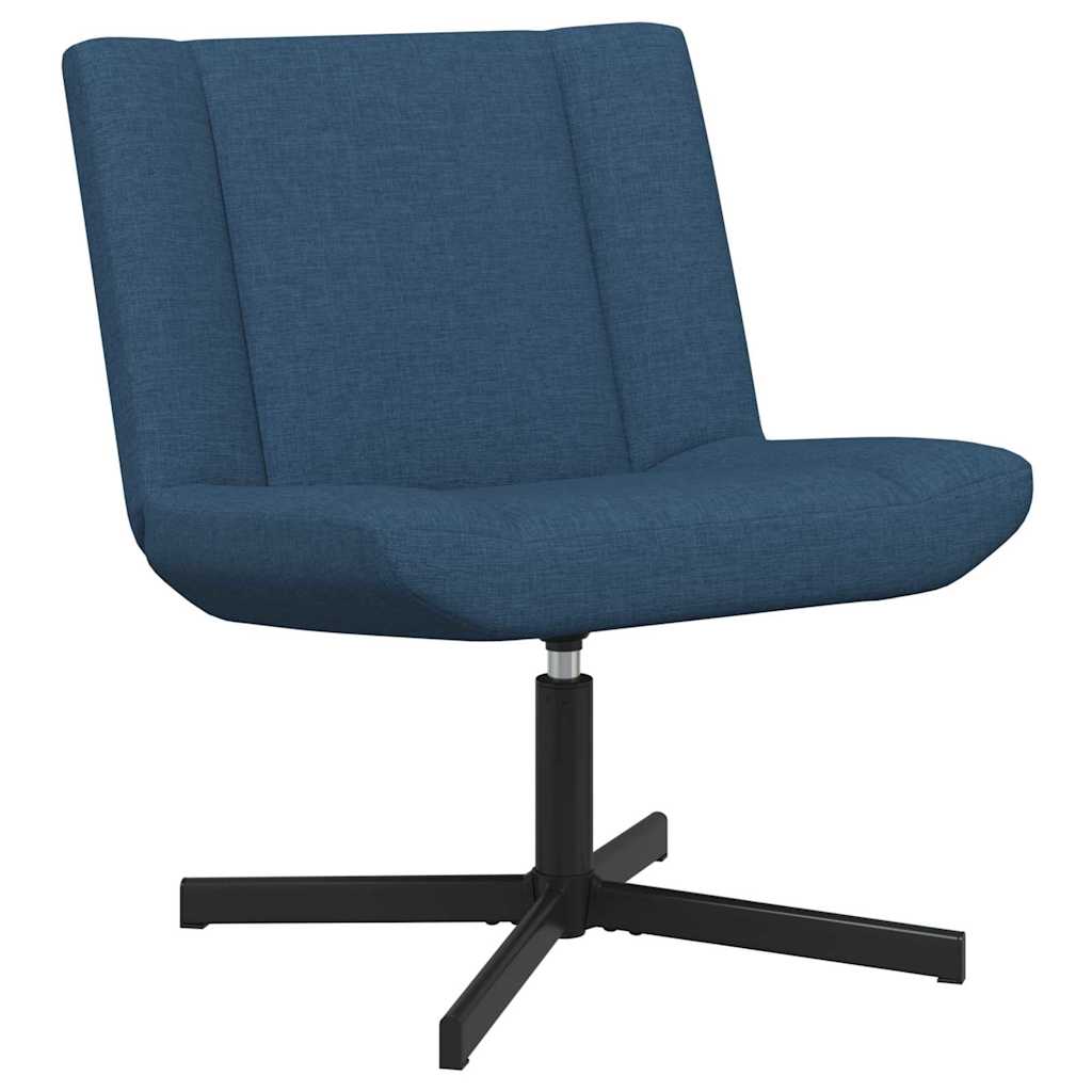 vidaXL Περιστρεφόμενη καρέκλα Μπλε 63 x 75 x 76 εκ ύφασμα