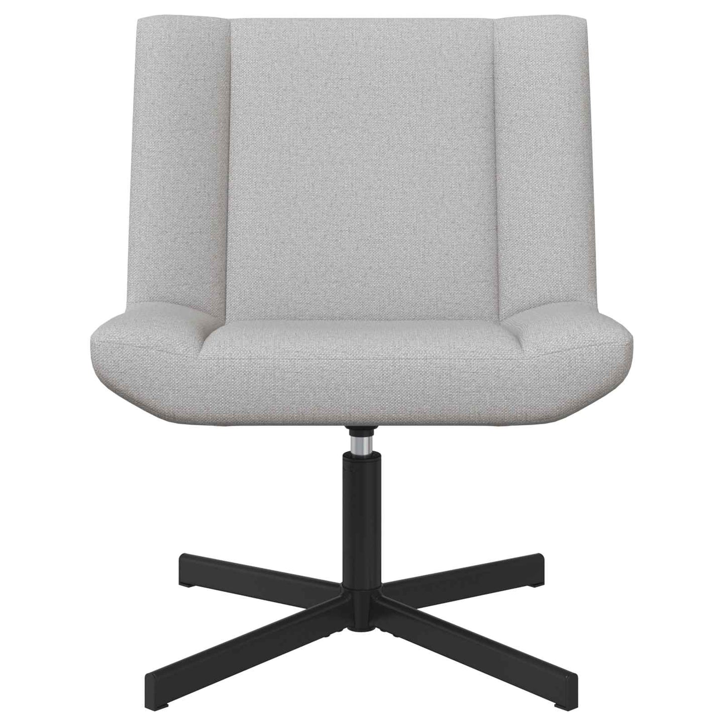vidaXL Περιστρεφόμενη καρέκλα Σκίουρος Γκρί 63 x 75 x 76 εκ ύφασμα