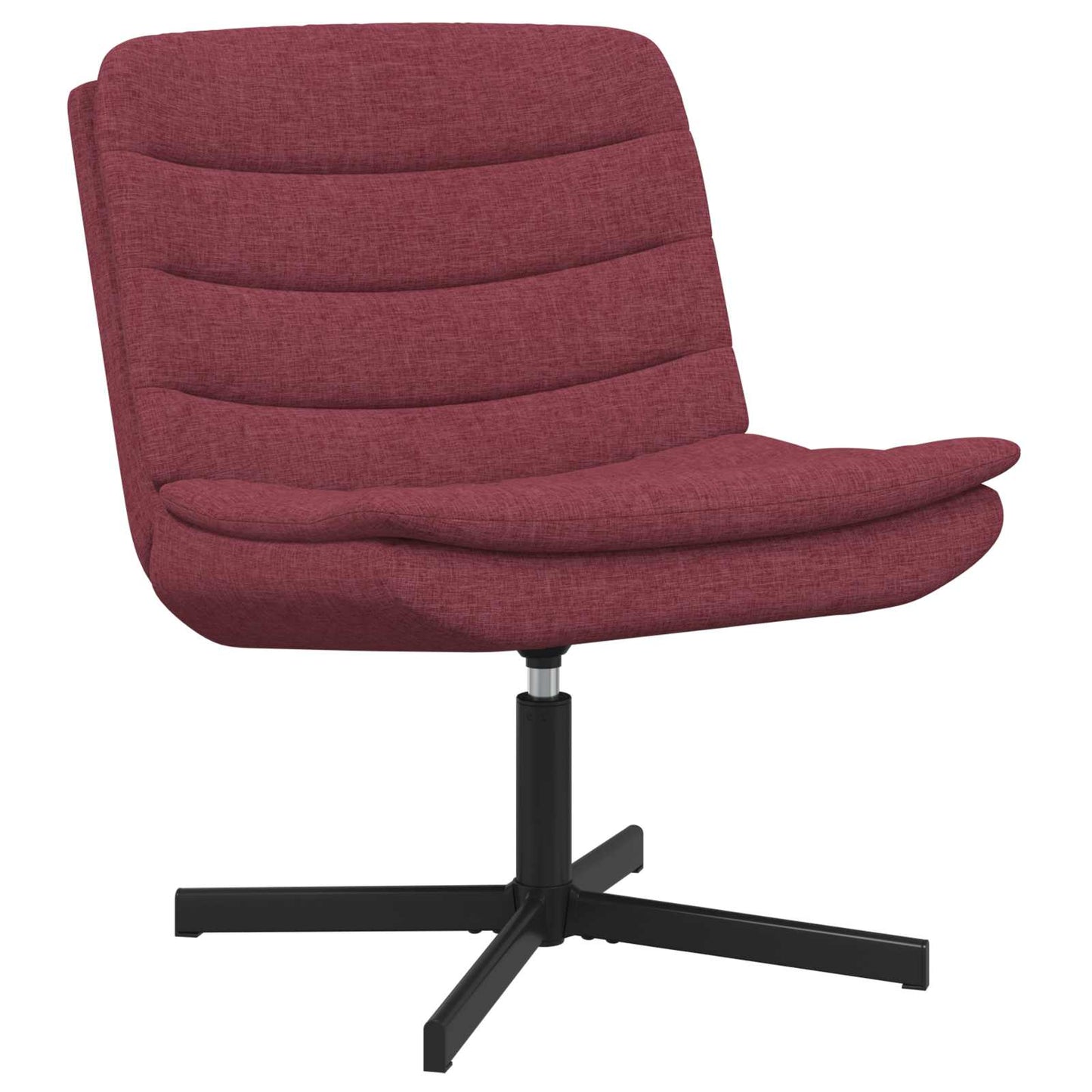 vidaXL Περιστρεφόμενη καρέκλα Κόκκινο 63 x 75 x 76 εκ ύφασμα