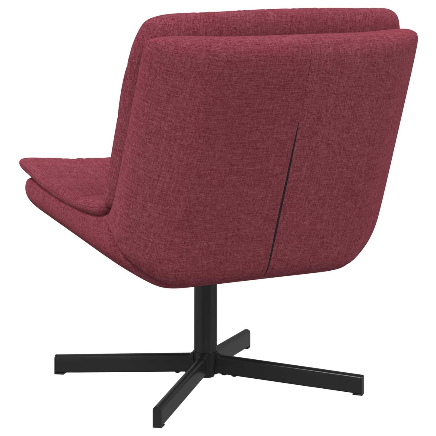 vidaXL Περιστρεφόμενη καρέκλα Κόκκινο 63 x 75 x 76 εκ ύφασμα