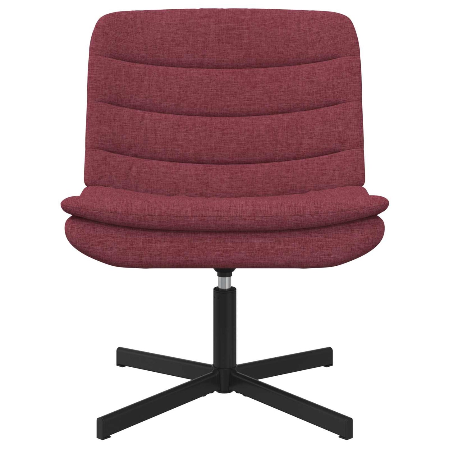 vidaXL Περιστρεφόμενη καρέκλα Κόκκινο 63 x 75 x 76 εκ ύφασμα