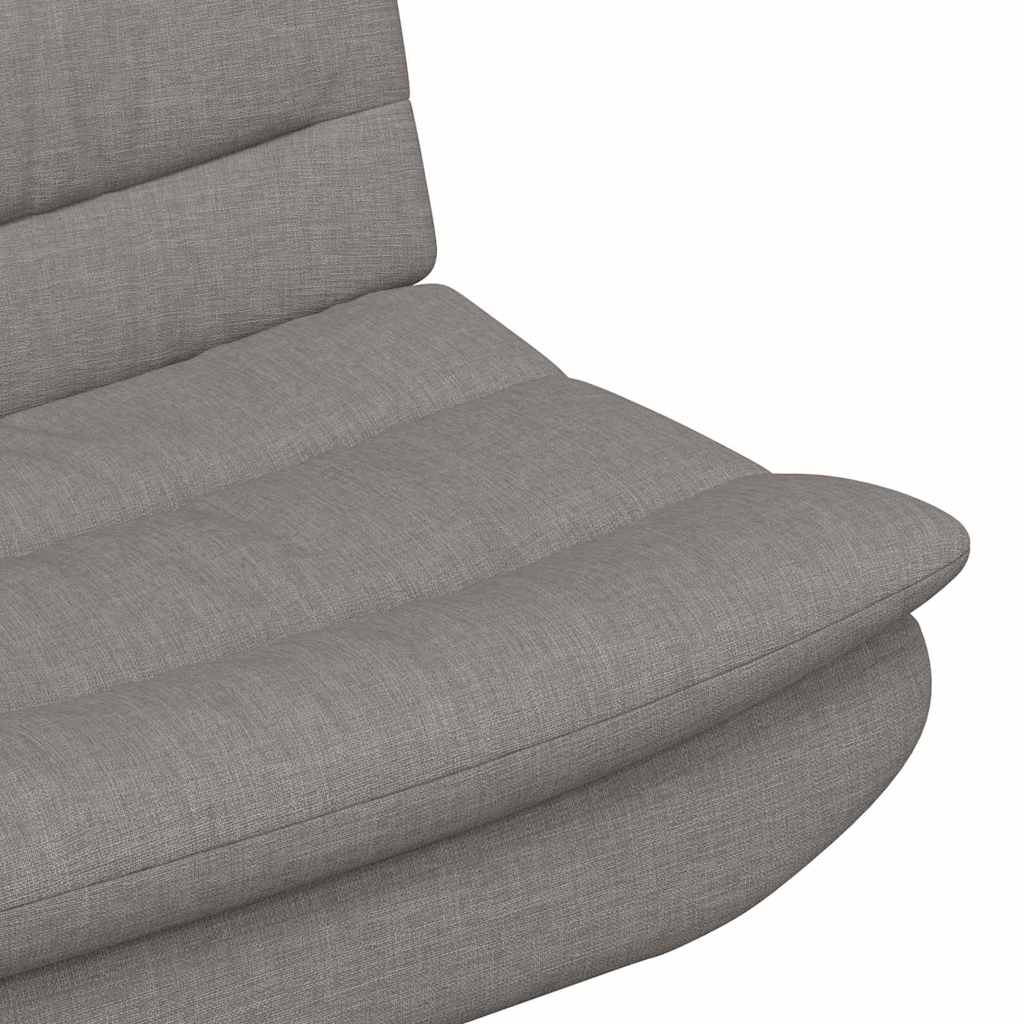 vidaXL Περιστρεφόμενη καρέκλα Taupe 63 x 75 x 76 εκ ύφασμα
