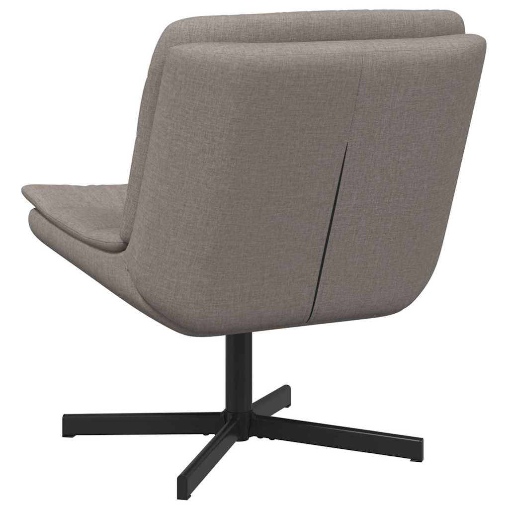 vidaXL Περιστρεφόμενη καρέκλα Taupe 63 x 75 x 76 εκ ύφασμα