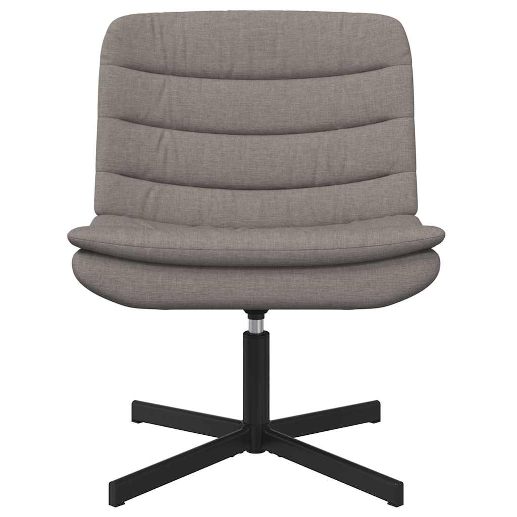 vidaXL Περιστρεφόμενη καρέκλα Taupe 63 x 75 x 76 εκ ύφασμα
