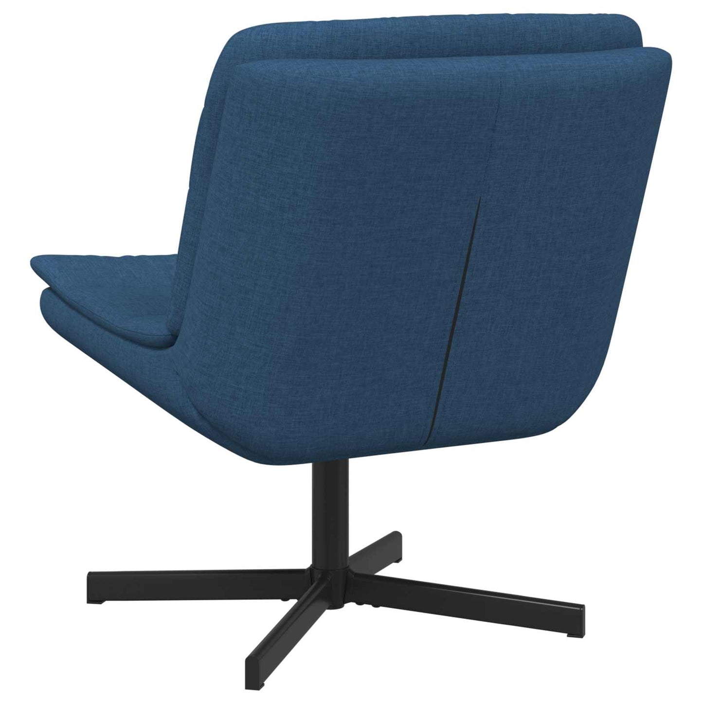 vidaXL Περιστρεφόμενη καρέκλα Μπλε 63 x 75 x 76 εκ ύφασμα