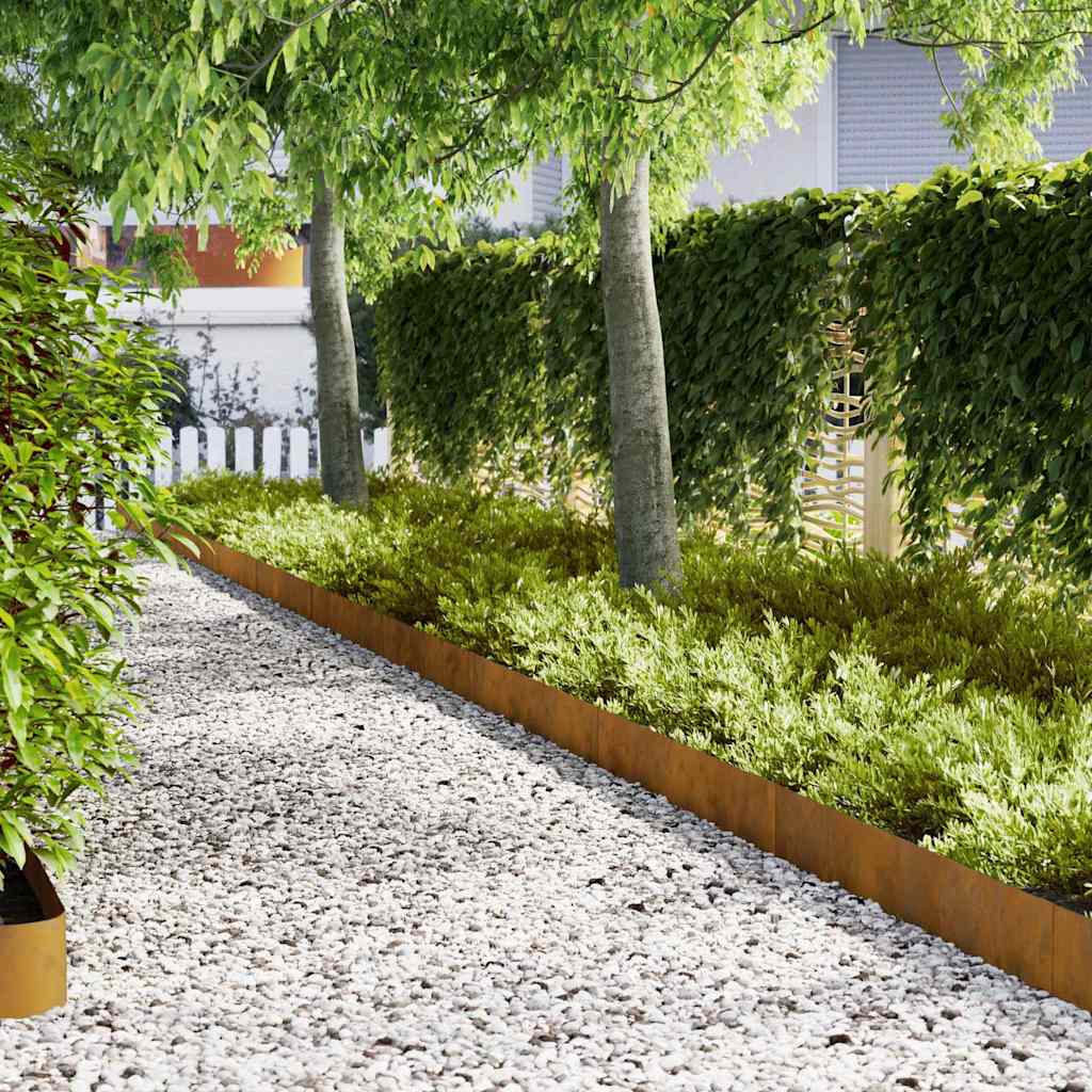 vidaXL Περίγραμμα Γκαζόν 50 τεμ 100x0,5x20 εκ Χάλυβας ανθεκτικός στον καιρό