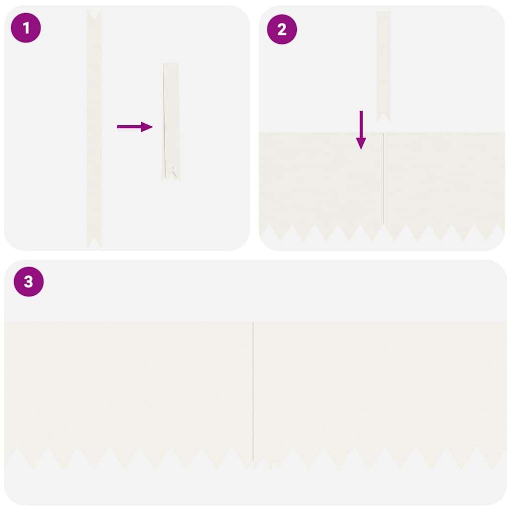 vidaXL Περιγράμματα γκαζόν 30 pcs Λευκό 100 x 0.5 x 30 εκ Ατσάλι