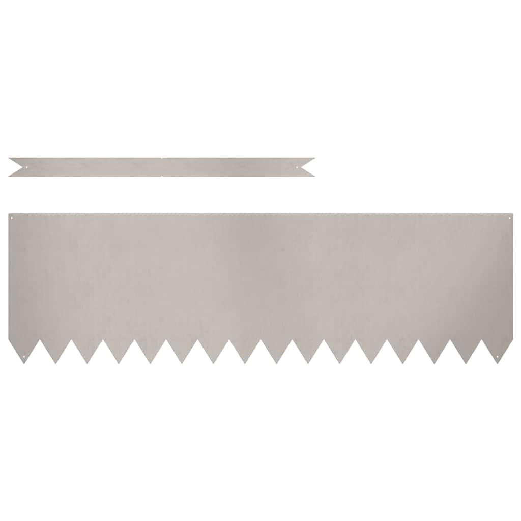 vidaXL Περίγραμμα γκαζόν 30 pcs Καφέ 100 x 0.05 x 20 εκ