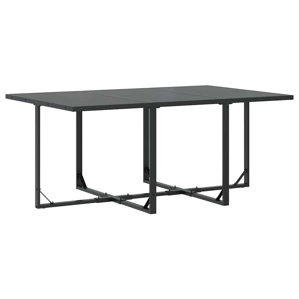 Σετ τραπεζαρίας κήπου 13 τεμαχίων vidaXL με μαξιλάρια από ατσάλι και τεξτιλέν