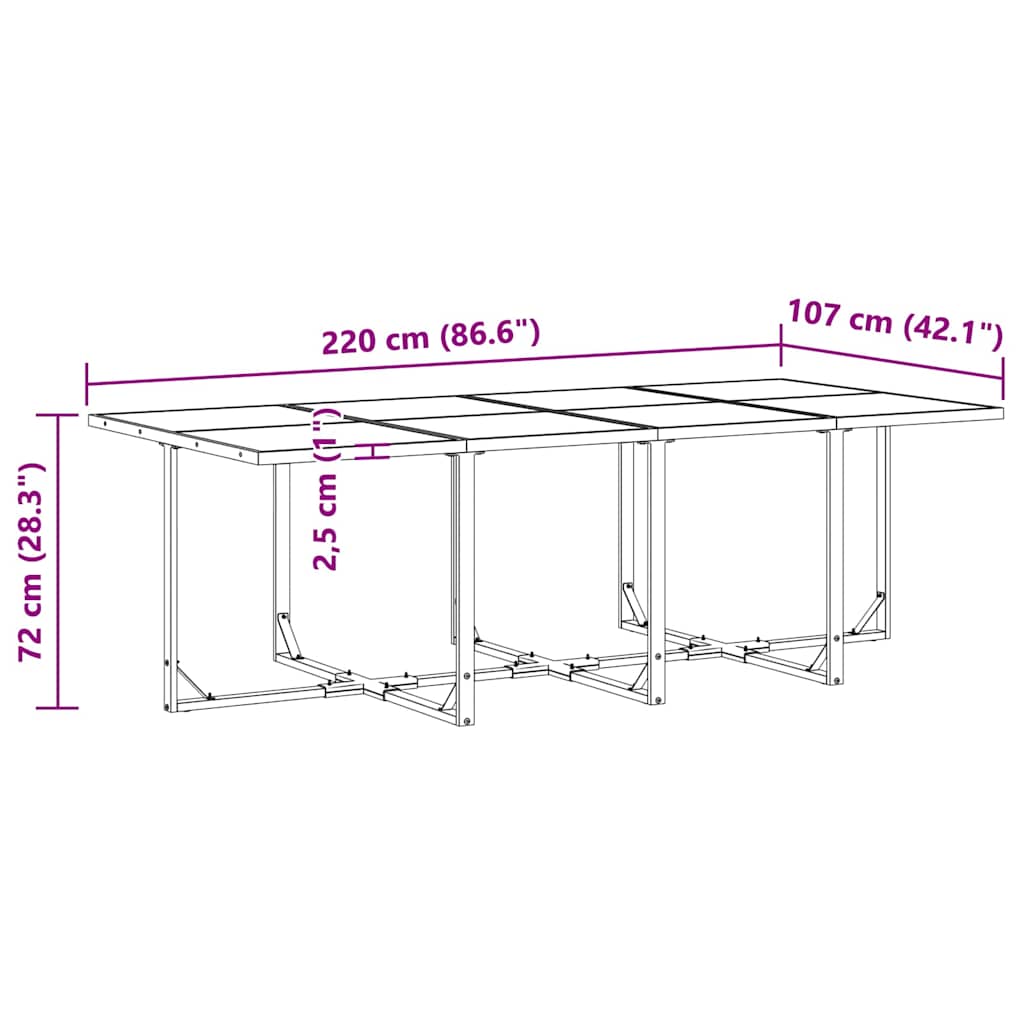 vidaXL Σετ Κήπου 16 Τεμαχίων με Μαξιλάρια από Ατσάλι και Τεξτιλίνη