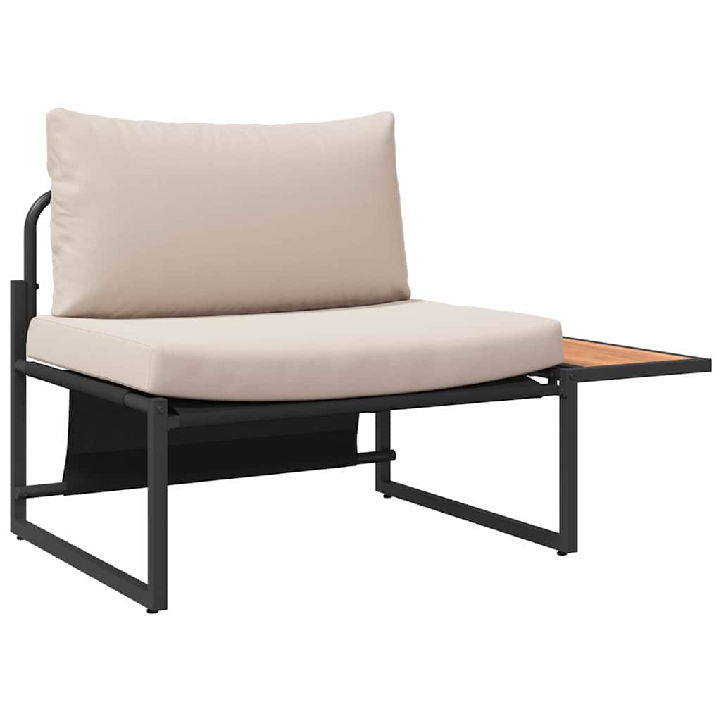 Σετ Σαλονιού Κήπου 3 Τεμαχίων με Ταπέ Τάουπε Μαξιλάρια