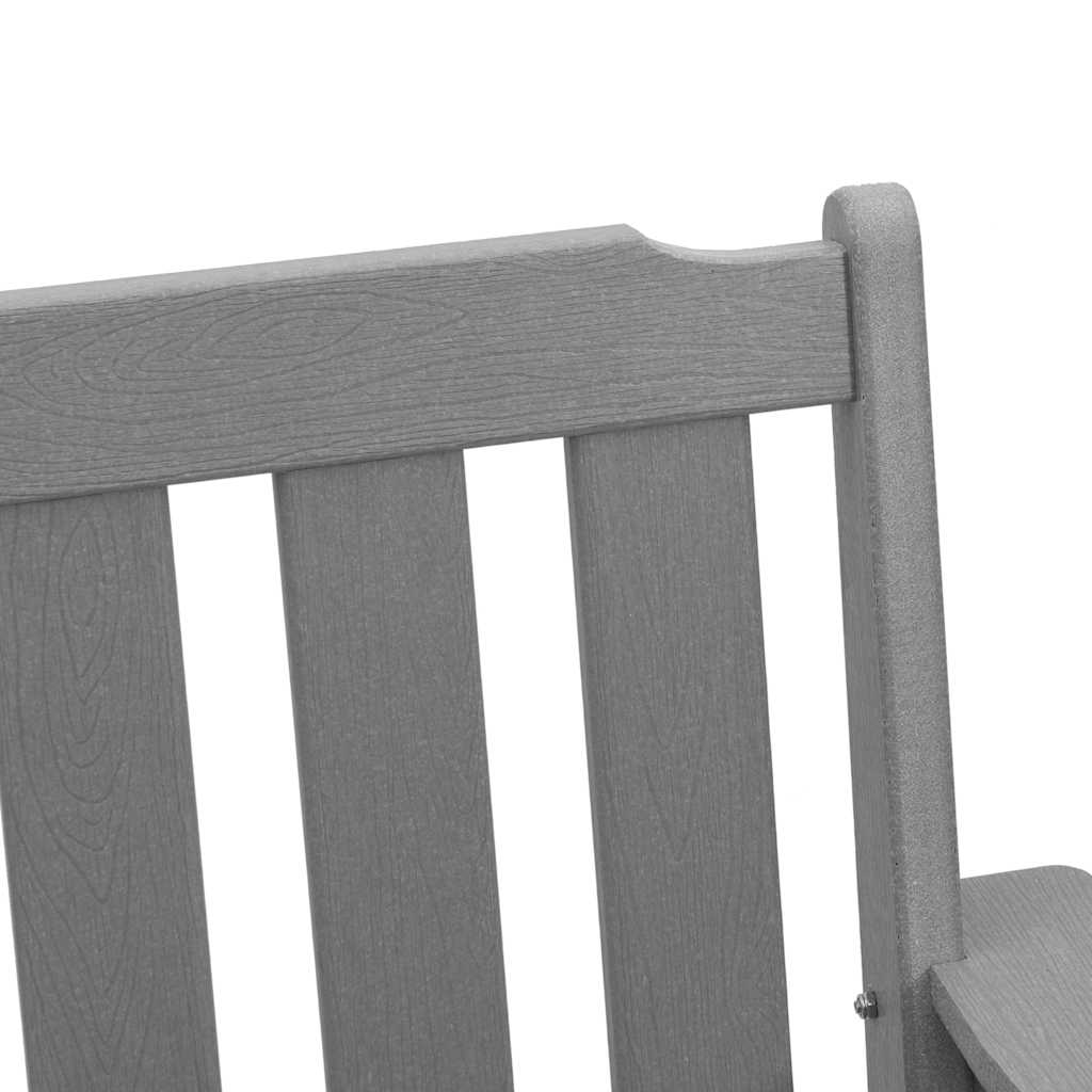 vidaXL Καρέκλα Κήπου 4 pcs Ανοιχτό γκρι 65.5 x 59 x 88 εκ