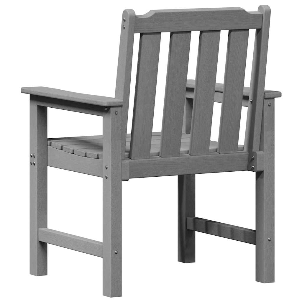 vidaXL Καρέκλα Κήπου 4 pcs Ανοιχτό γκρι 65.5 x 59 x 88 εκ