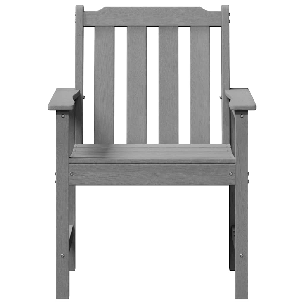 vidaXL Καρέκλα Κήπου 4 pcs Ανοιχτό γκρι 65.5 x 59 x 88 εκ