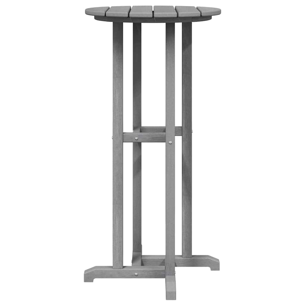 Σετ 3 Τεμαχίων Μπαρ Κήπου vidaXL Ανοιχτό Γκρι HDPE