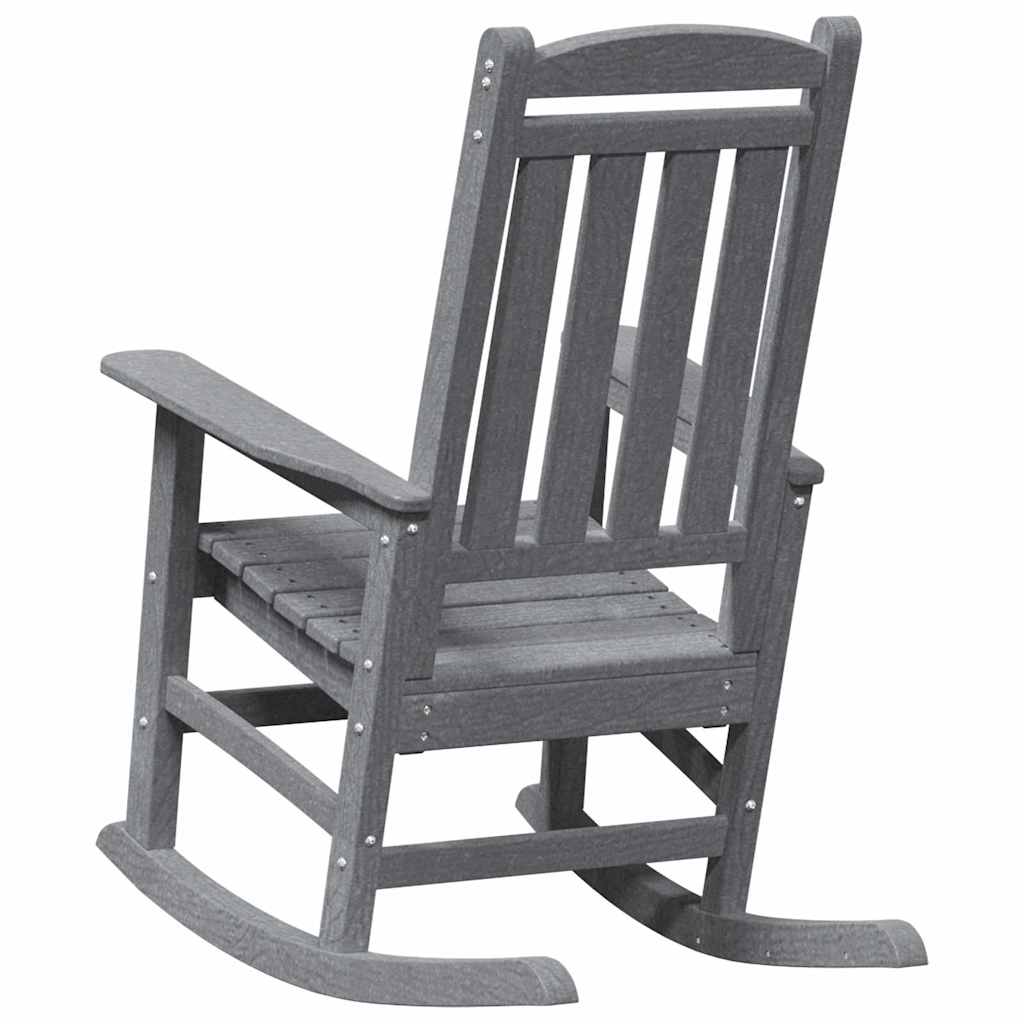 vidaXL Κουνιστή καρέκλα 2 pcs Ανοιχτό γκρι 92 x 70 x 108 εκ