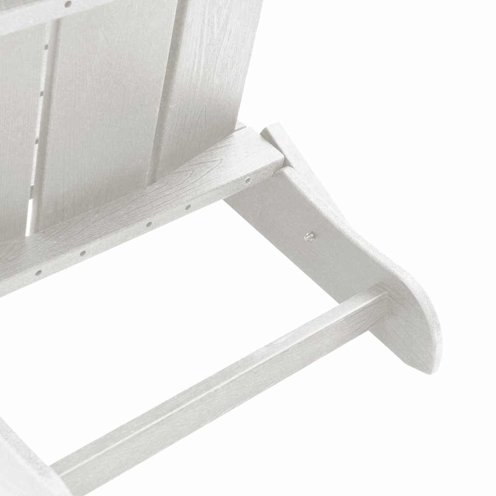 vidaXL Καρέκλα Κήπου 2 pcs Λευκό 80.5 x 74.5 x 92 εκ Πολυαιθυλένιο