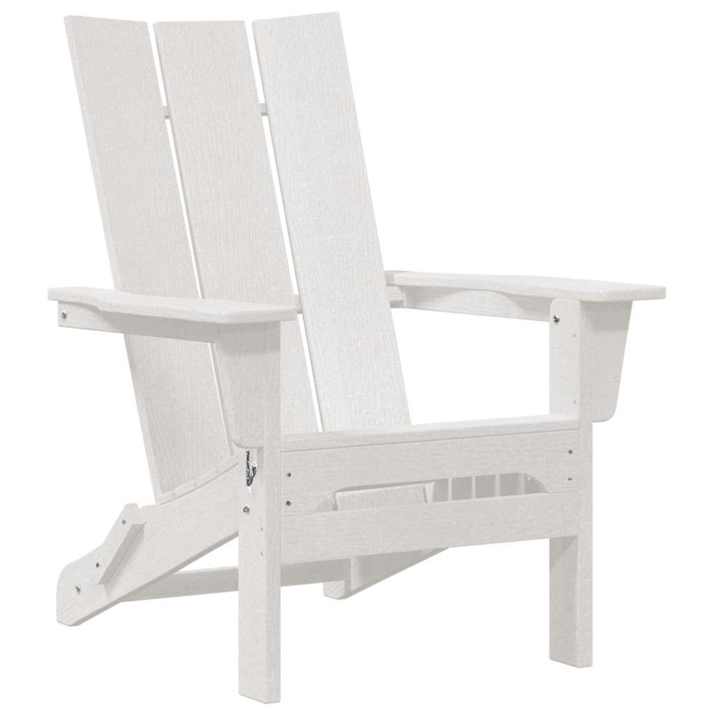 vidaXL Καρέκλα Κήπου 2 pcs Λευκό 80.5 x 74.5 x 92 εκ Πολυαιθυλένιο