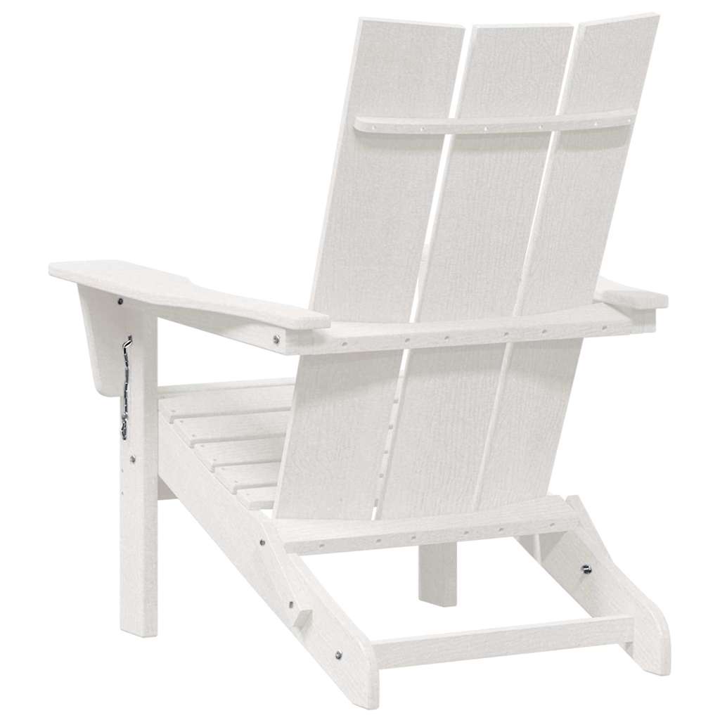 vidaXL Καρέκλα Κήπου 2 pcs Λευκό 80.5 x 74.5 x 92 εκ Πολυαιθυλένιο
