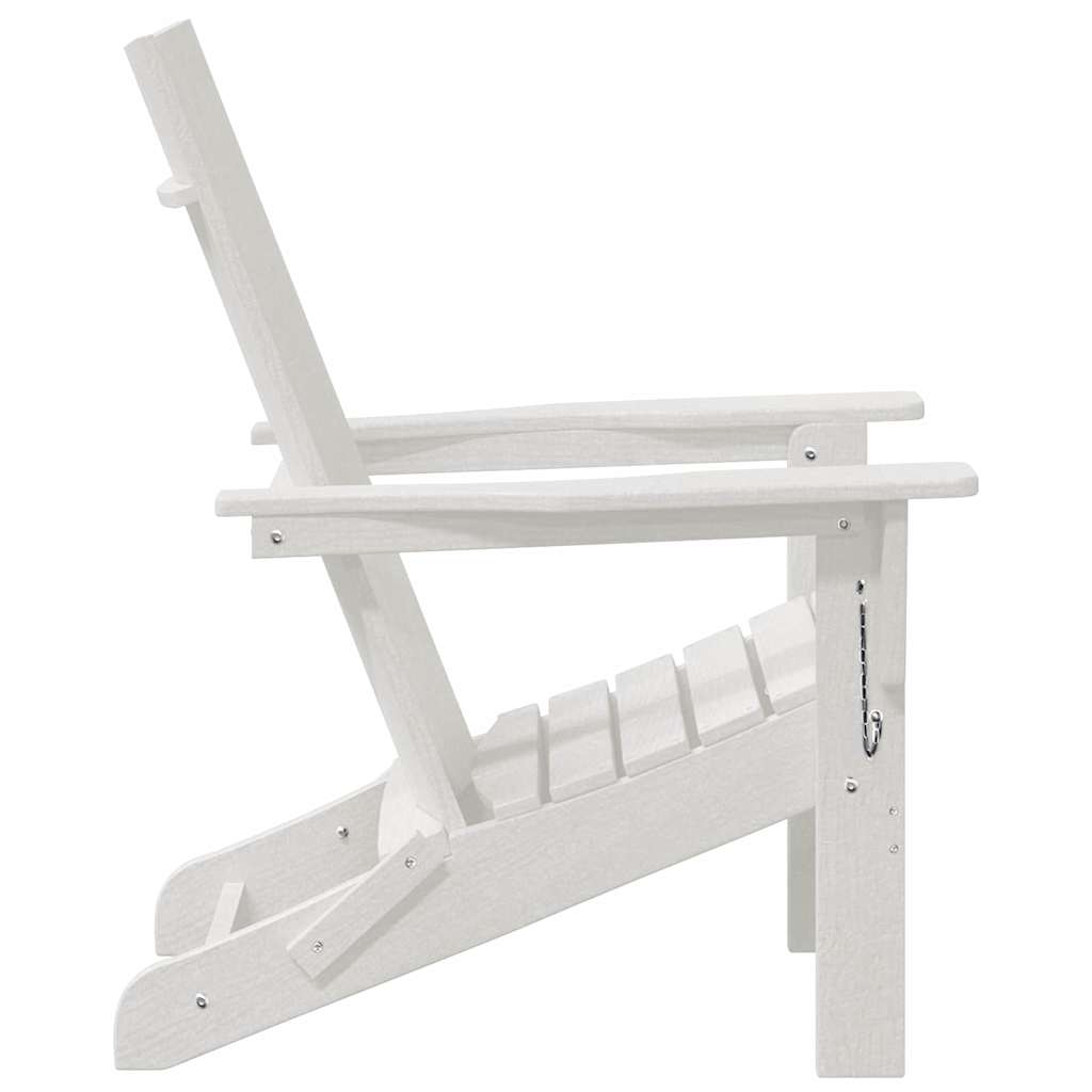 vidaXL Καρέκλα Κήπου 2 pcs Λευκό 80.5 x 74.5 x 92 εκ Πολυαιθυλένιο