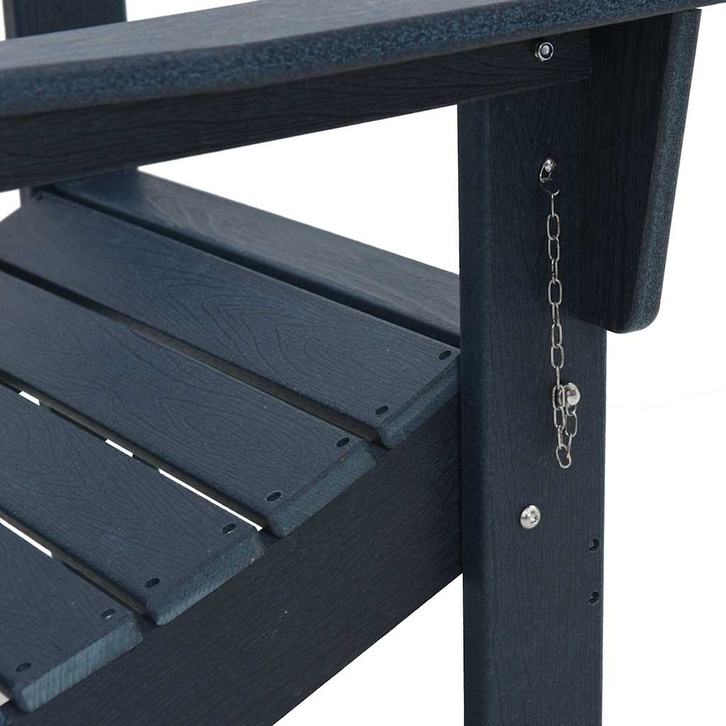 vidaXL Καρέκλα Κήπου 3 pcs Ναυτικό μπλε 80.5 x 74.5 x 92 εκ