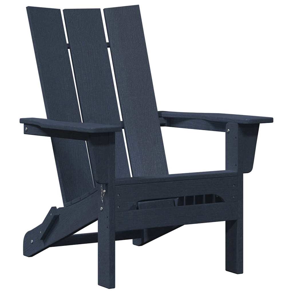 vidaXL Καρέκλα Κήπου 3 pcs Ναυτικό μπλε 80.5 x 74.5 x 92 εκ