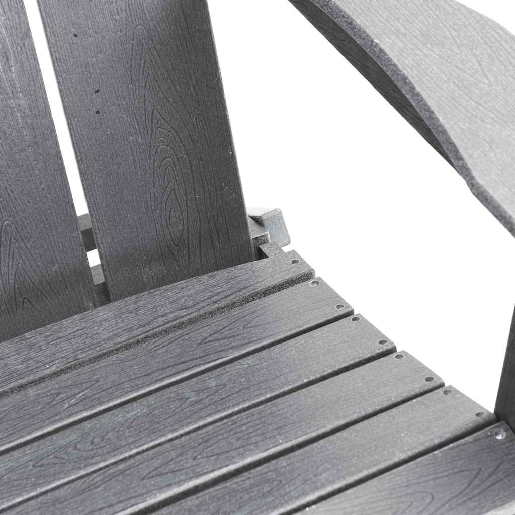 vidaXL Καρέκλα Κήπου 3 pcs Ανοιχτό γκρι 80.5 x 74.5 x 92 εκ