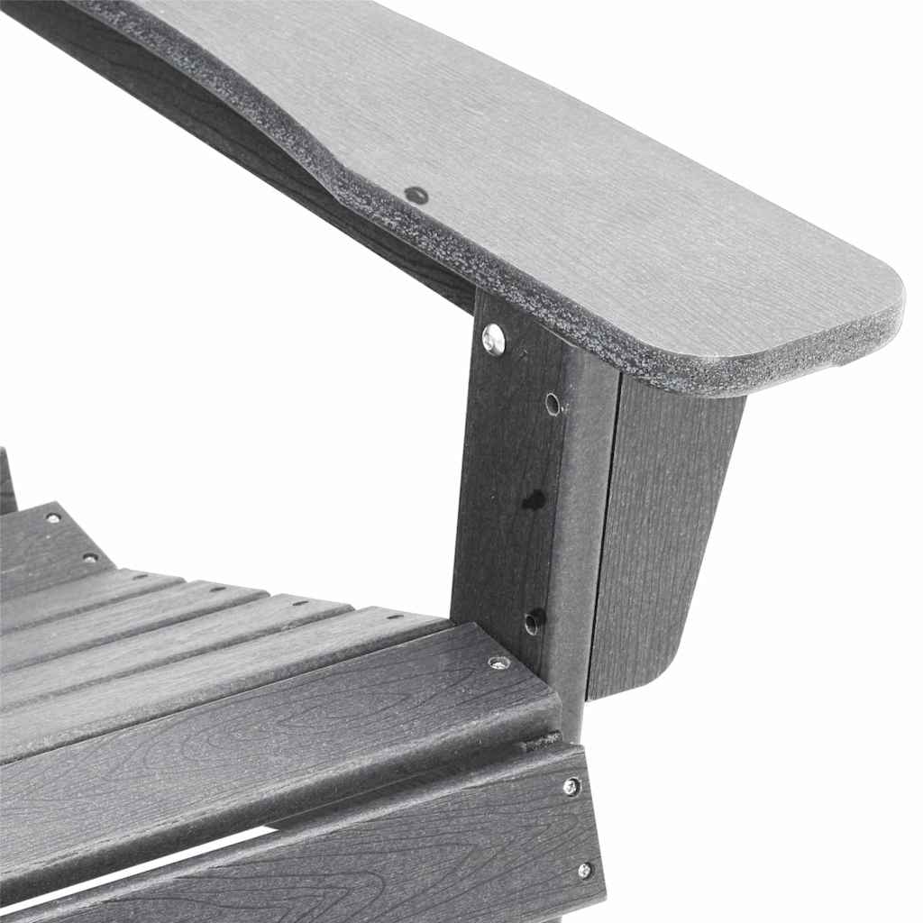 vidaXL Καρέκλα Κήπου 3 pcs Ανοιχτό γκρι Πολυαιθυλένιο