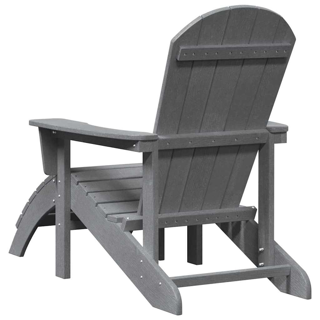 vidaXL Καρέκλα Κήπου 2 pcs Ανοιχτό γκρι 83 x 74 x 92 εκ Πολυαιθυλένιο