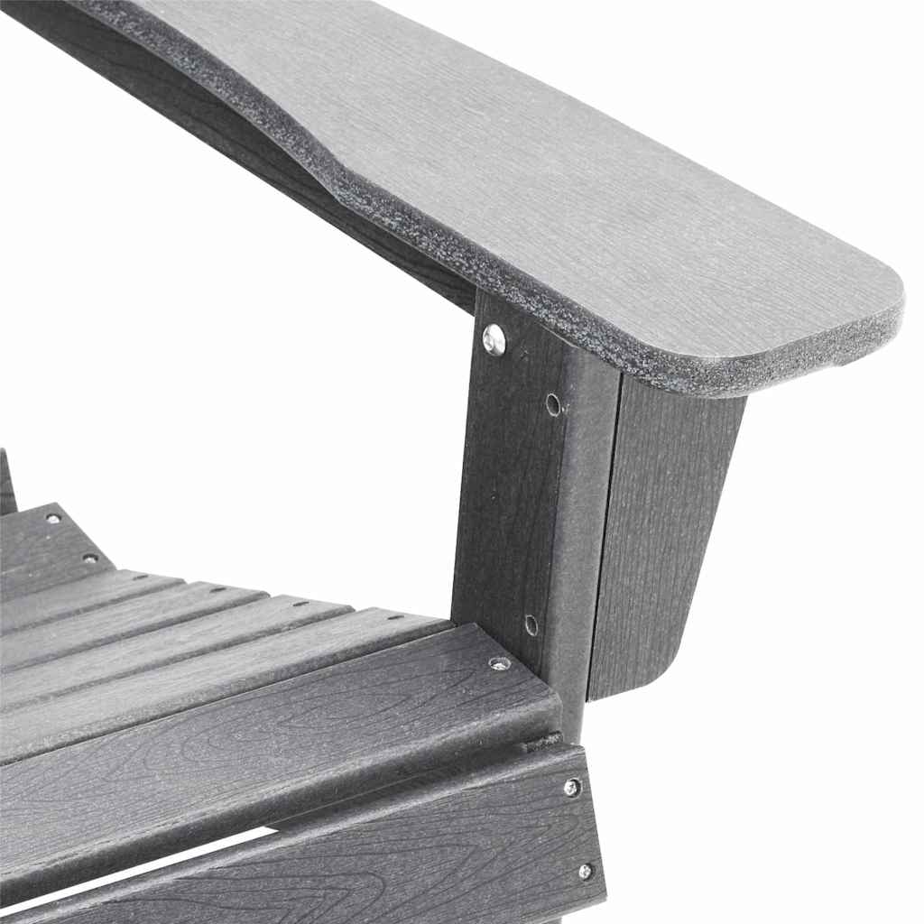 vidaXL Καρέκλα Κήπου 3 pcs Ανοιχτό γκρι Πολυαιθυλένιο