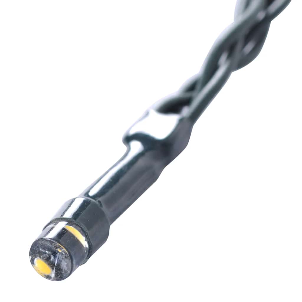 vidaXL Τεχνητές μπάλες πυξάρι με φώτα LED 2 τεμ. Πράσινο 38 εκ.