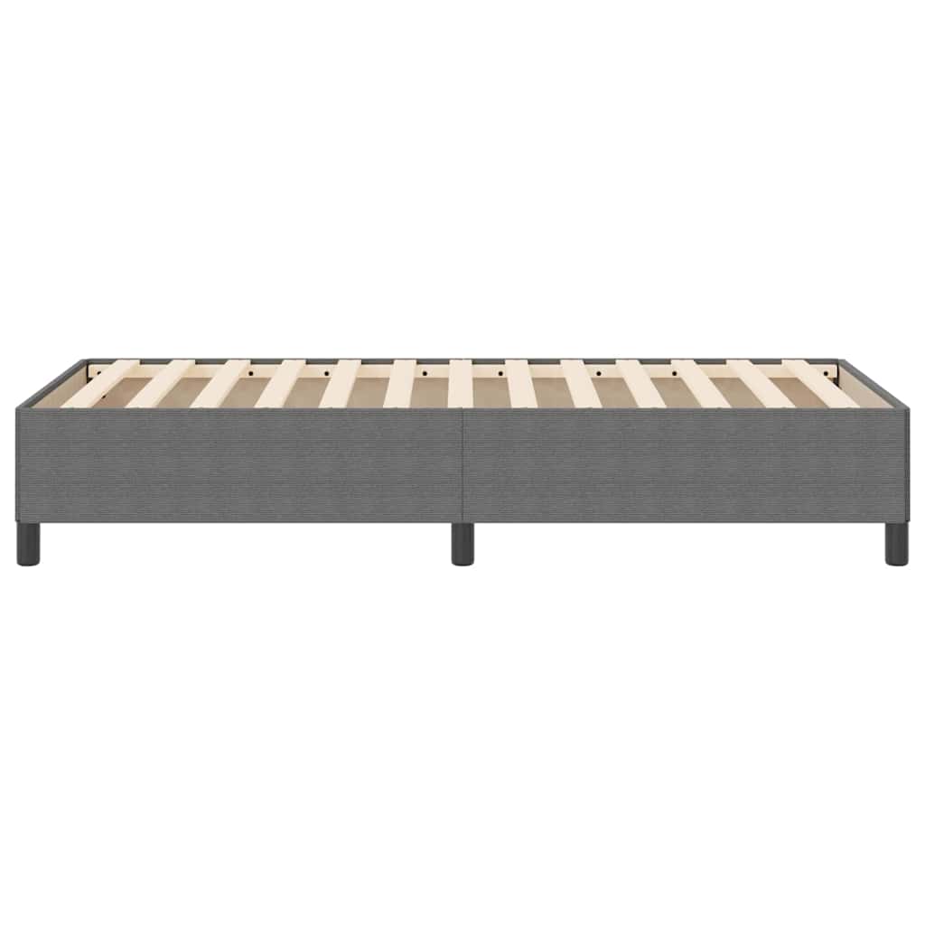 vidaXL Κρεβάτι με ελατήρια Ανοιχτό γκρι 90 x 200 cm