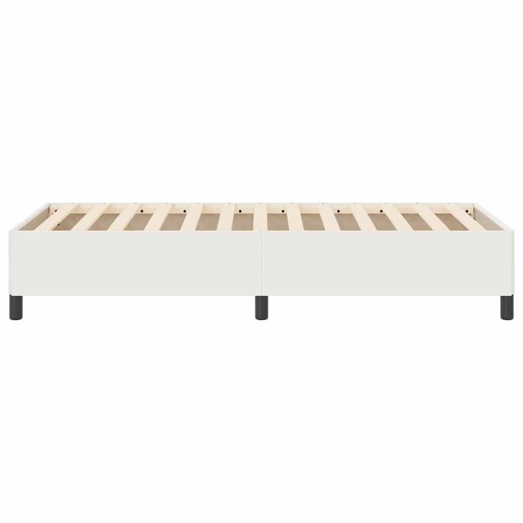 vidaXL Κρεβάτι με ελατήρια Κρεμ 90 x 200 cm Υφασμάτινο Κορντουρά