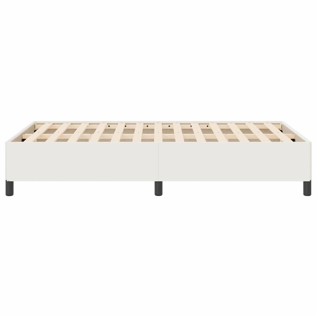 vidaXL Κρεβάτι με ελατήρια Κρεμ 120 x 190 cm Υφασμάτινο Κορντουρά