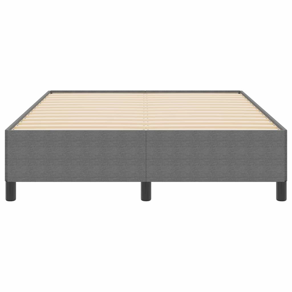 vidaXL Κρεβάτι με ελατήρια Ανοιχτό γκρι 140 x 190 cm
