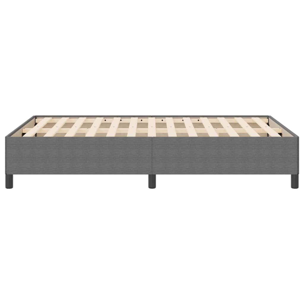 vidaXL Κρεβάτι με ελατήρια Ανοιχτό γκρι 140 x 190 cm