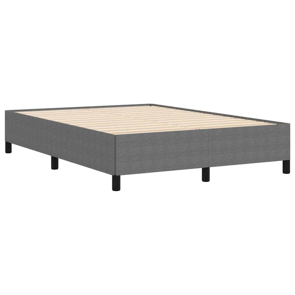 vidaXL Κρεβάτι με ελατήρια Ανοιχτό γκρι 140 x 200 cm