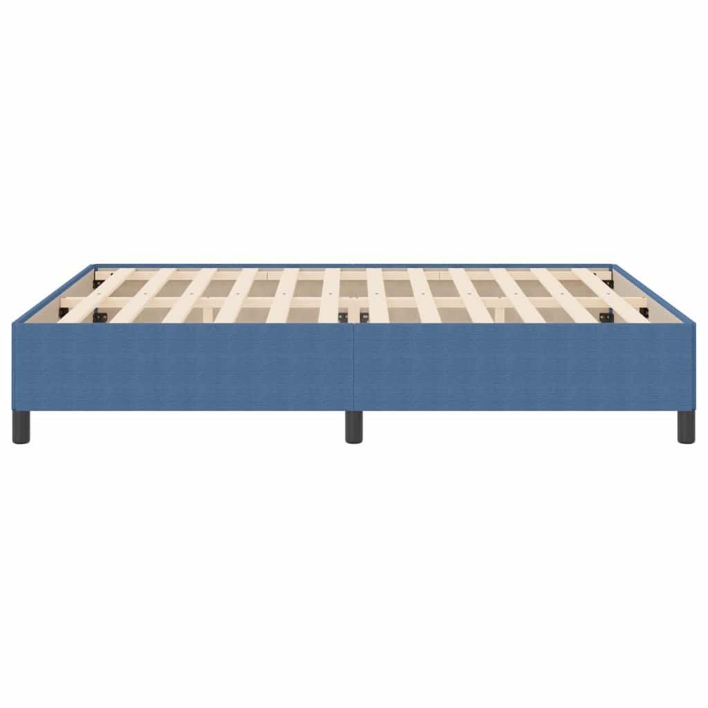 vidaXL Κρεβάτι με ελατήρια Μπλε 180 x 200 cm Υφασμάτινο Κορντουρά