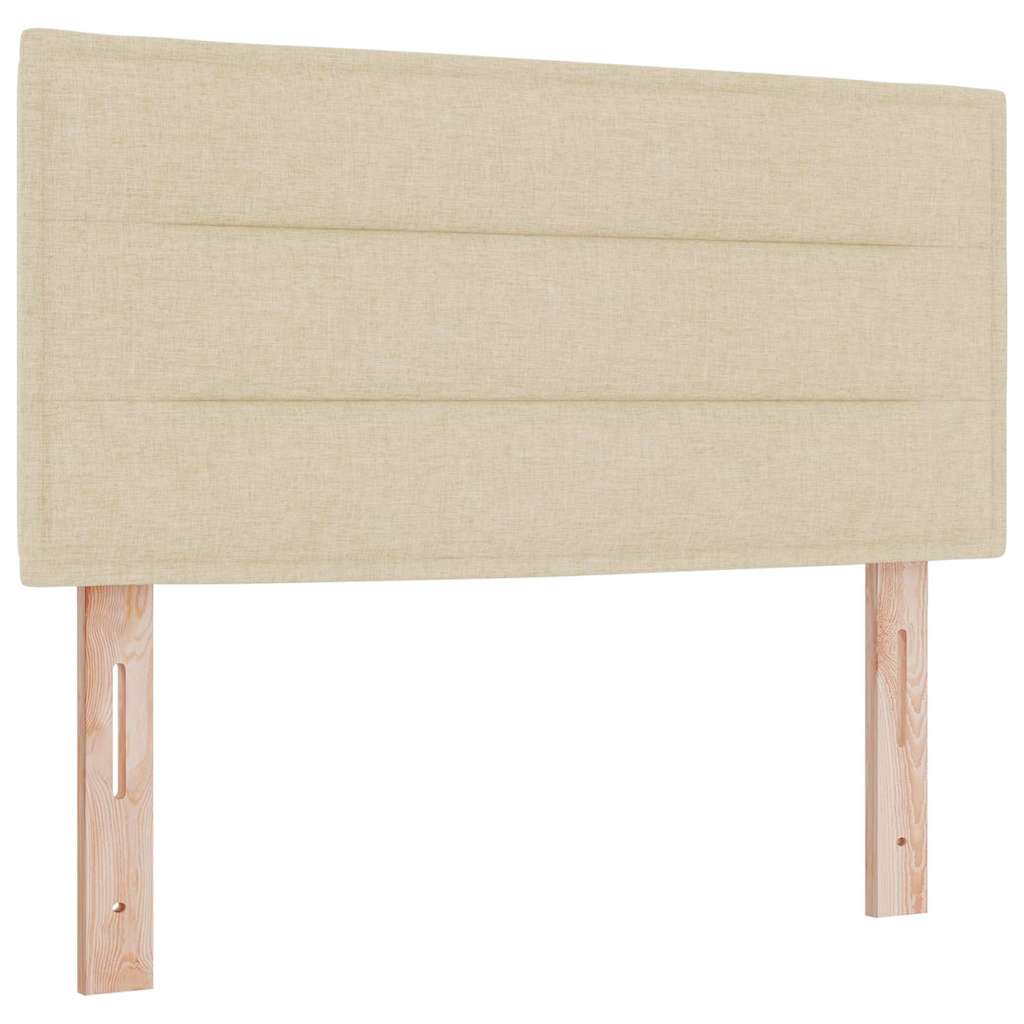 vidaXL Κεφαλάρι Κρεμ 100 cm ύφασμα