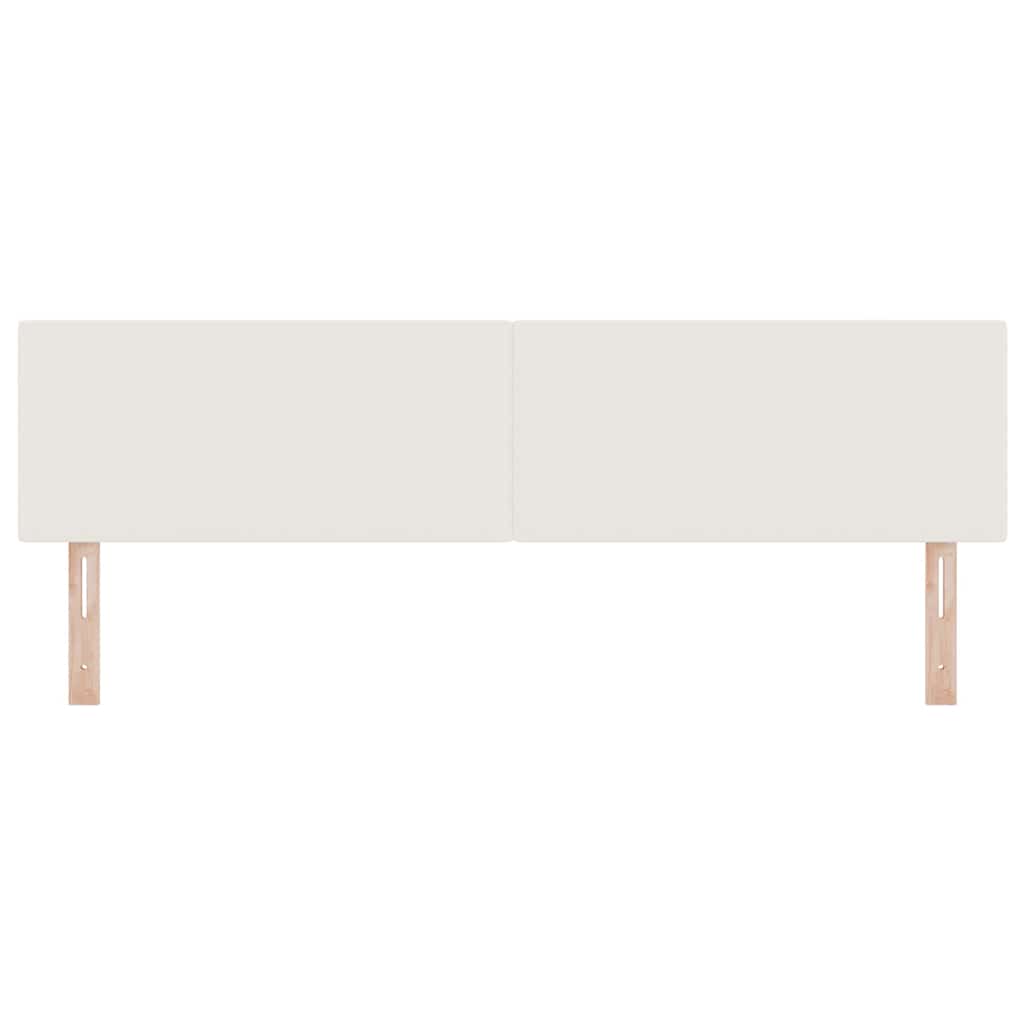 vidaXL Κεφαλάρι με κεφαλάρι Κρεμ 180 cm Τεχνητό Δέρμα