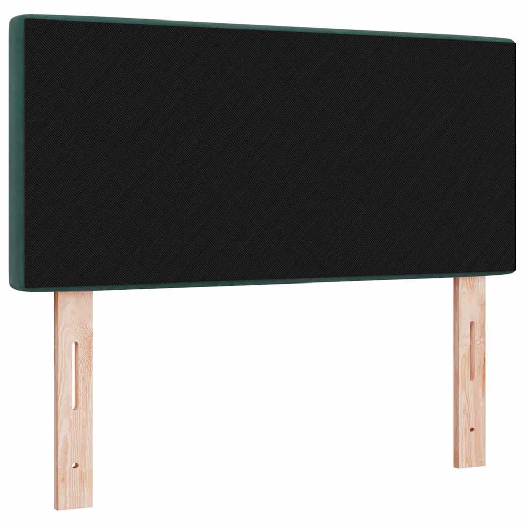 vidaXL Βελούδινο Κεφαλάρι Argyle Σκούρο πράσινο 90 cm Βελούδο