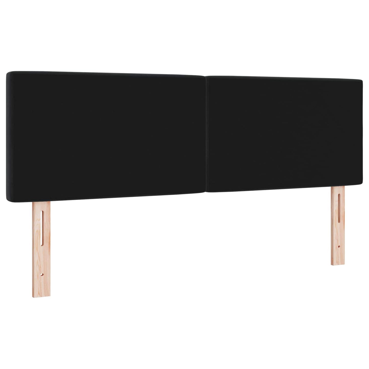 vidaXL Κεφαλάρι Μαύρο 160 cm Βελούδο