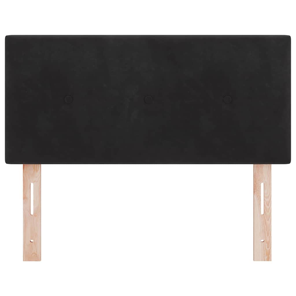 vidaXL Κεφαλάρι Μαύρο 80 cm Βελούδο