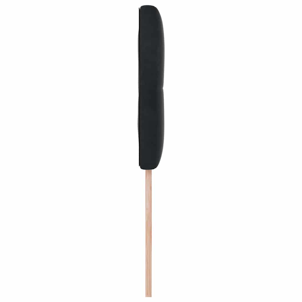 vidaXL Κεφαλάρι Μαύρο 80 cm Βελούδο